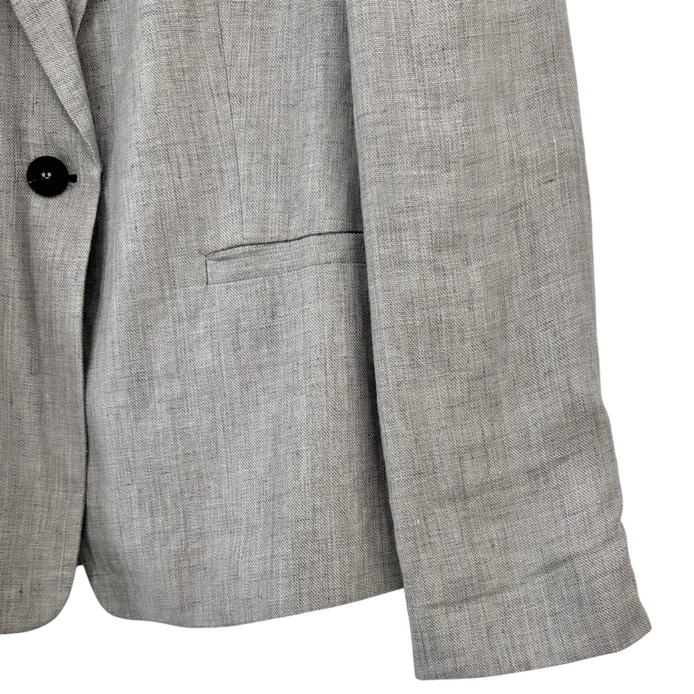 Zara Basic Collection Gray Classic Single Button … - image 3